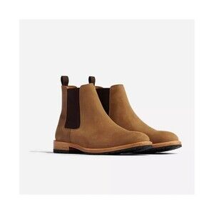 Nisolo Men's Tobacco Brown Marco Everyday Chelsea Leather Boots $268 NIB